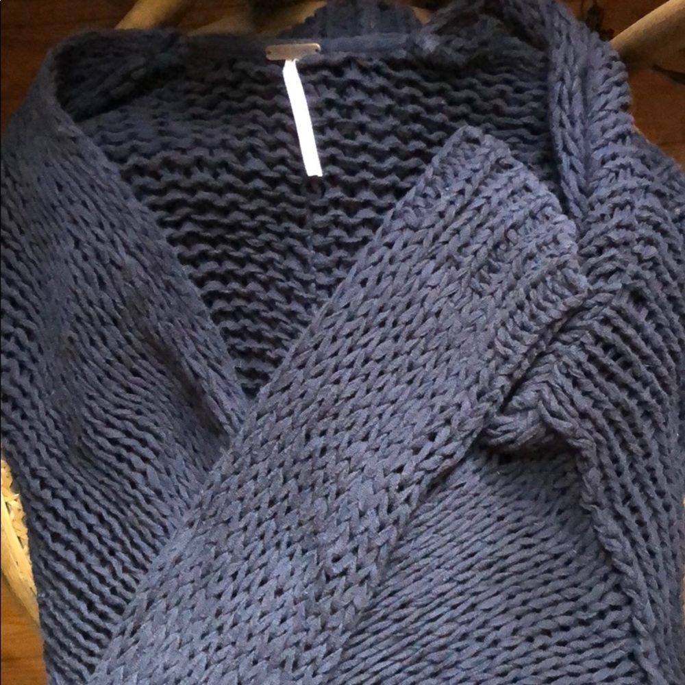 Free People Chunky Knit Cardigan